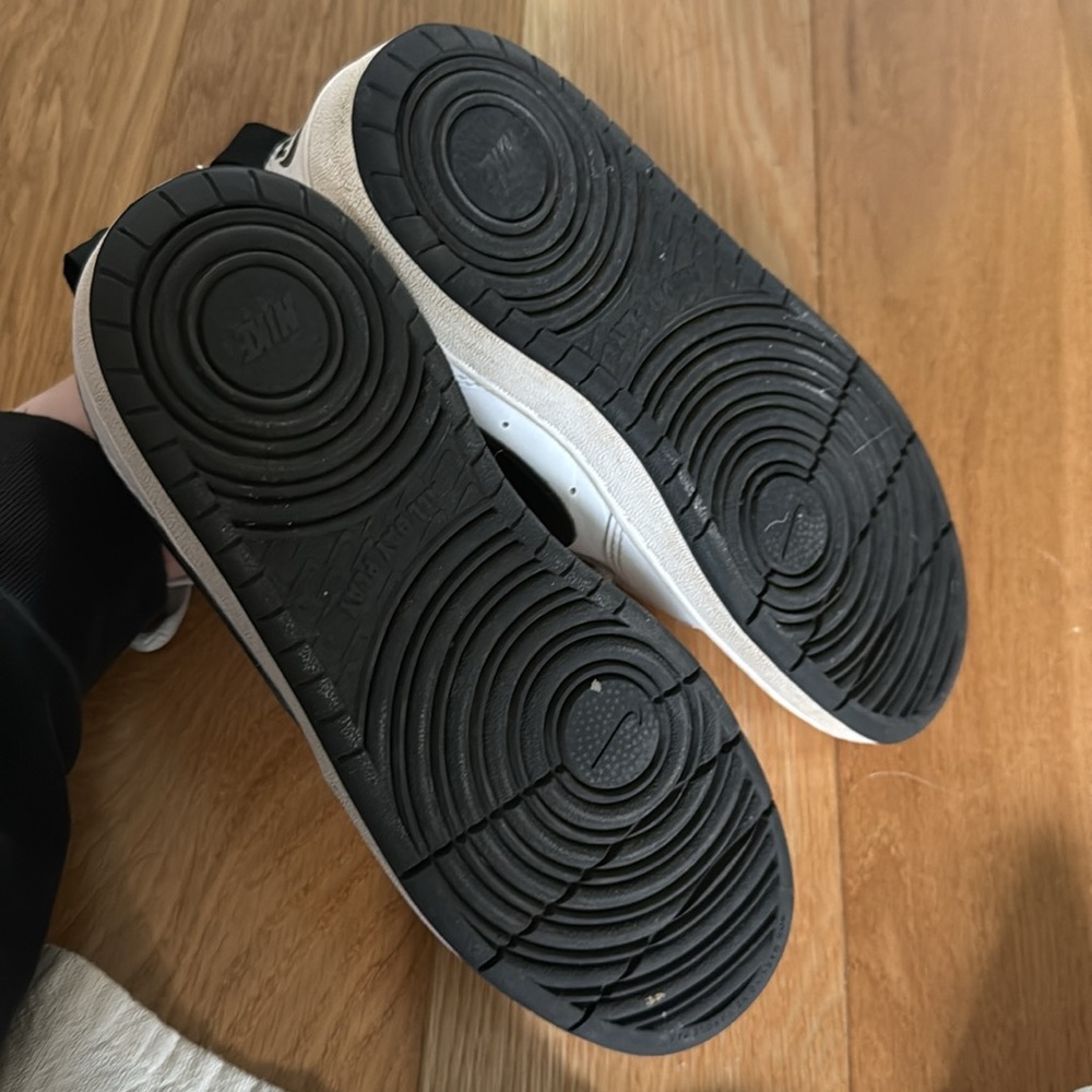 White Sneakers with Black Swoosh - Picture 4 of 5